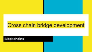 Cross chain bridge development 29
