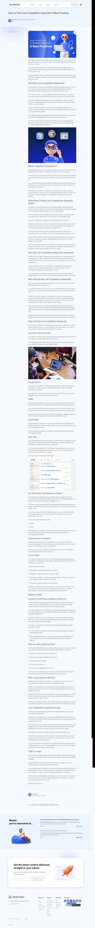 WriterZen - How to Find Low Competition Keywords_ 8 Best Practices