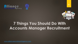 account manager hiring
