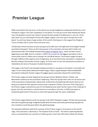 Premier League