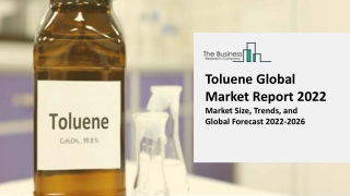 Global Toluene Market (2022-2031) | Insights, Industry Outlook, Growing Trends