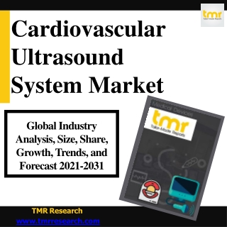 Cardiovascular Ultrasound System Market 2021 Revealing Top Trends, Growth 2031