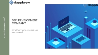 Defi Development Company | Defi Development Service | Dapp brew