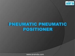Pneumatic Valve Positioner