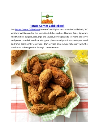 5% off - Potato Corner Cobblebank Takeaway Menu, VIC