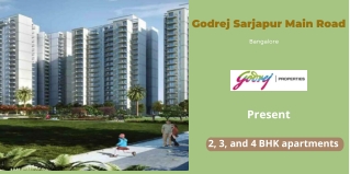 Godrej Sarjapur Main Road Bangalore - E-Brochure