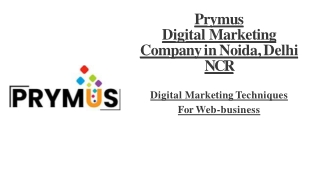 Digital Marketing Techniques