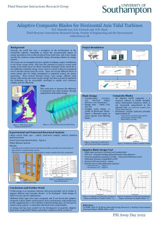 Adaptive Composite Blades for Horizontal Axis Tidal Turbines R.F. Nicholls-Lee, S.R. Turnock and S.W. Boyd