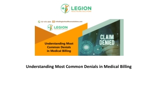 Understanding Most Common Denials in Medical Billing