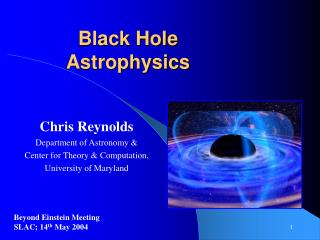 Black Hole Astrophysics