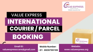 Value Express Leading Courier Booking Service in Chennai