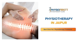 Best clinic for Physiotherapy in Jaipur - Physio Firstt