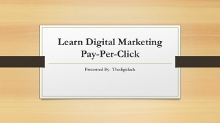 Learn Digital Marketing Pay-Per-Click