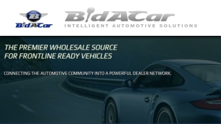Best Digital Car Auction Platform Online | BidACar