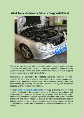 Find the best Car Servicing in Nadderwater