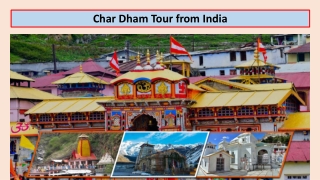 Char Dham Tour Packages from India