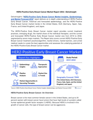HER2-Positive Early Breast Cancer Market