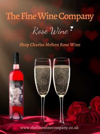 Shop Charles Melton Rose Wine – The Fine Wine Company Ltd