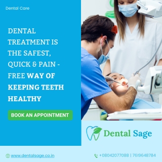 Dental Treatments for healthy Teeth | Dental Clinic in Yelahanka | Dental Sage