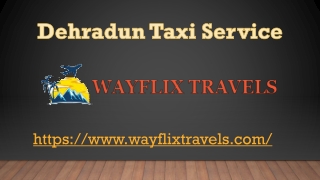 Dehradun Taxi Service