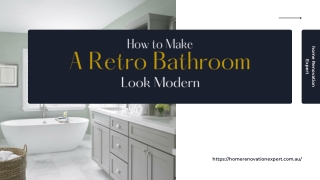 How to Make a Retro Bathroom Look Modern