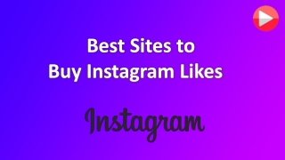 Best Sites To Buy Instagram Likes l YoutubeReviews