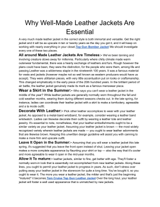 why-well-made-leather-jackets-are-essential