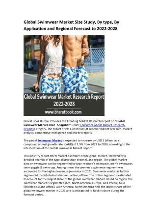 Global Swimwear Market Research Report 2022-2028