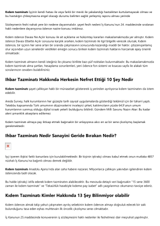 Kıdem Tazminatı Kimler Alabilir: Sandığınız Kadar Zor Değil