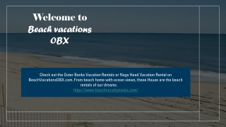 Outer Banks Vacation Rentals