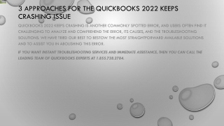 Easy way to troubleshoot QuickBooks 2022 Keeps Crashing issue