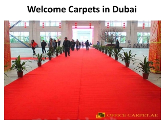 Welcome Carpets in Dubai
