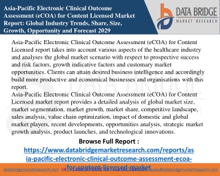 2.Asia-Pacific Electronic Clinical Outcome Assessment (eCOA) for Content Licensed Market