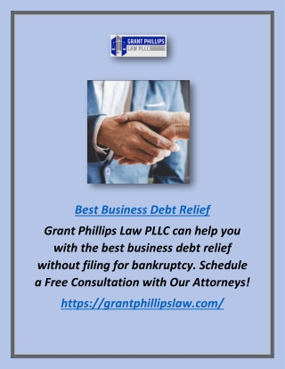 Best Business Debt Relief - Grant Phillips Law PLLC