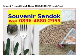 Souvenir Tempat Sendok Garpu Ô89Ϭ·ㄐ88Ô·2955[WhatsApp]