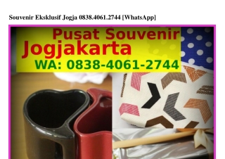 Souvenir Eksklusif Jogja