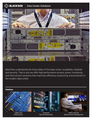 Data Center Solutions Flyer