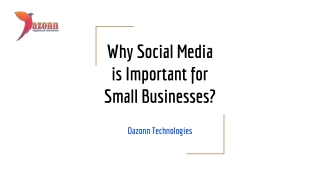 Why Social Media is Important for Small Businesses?