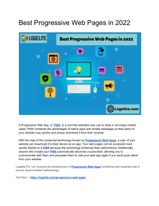 Best Progressive Web Pages in 2022