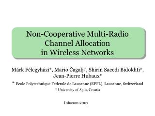 Non-Cooperative Multi-Radio Channel Allocation in Wireless Networks