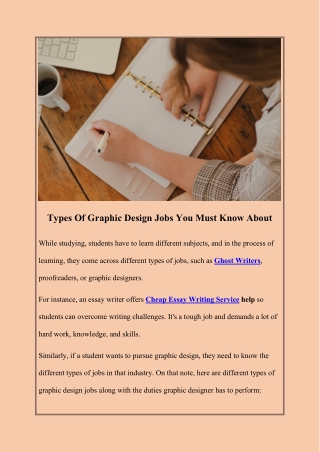 Types Of Graphic Design Jobs You Must Know About