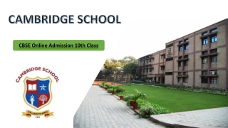 CBSE Online Admission 10th Class
