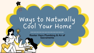 Ways to Naturally Cool Your Home