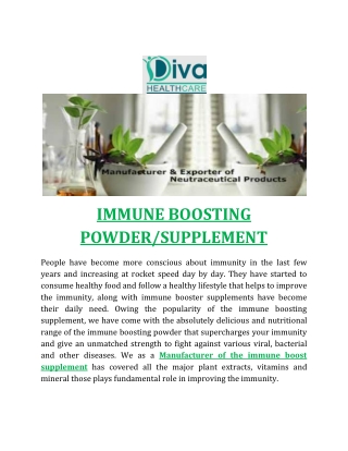 IMMUNE BOOSTING POWDER
