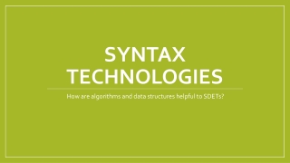 How are algorithms and data structures helpful to SDETs?