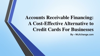 Accounts Receivable Financing