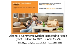 Alcohol E-Commerce Market Size, Share | Industry Forecast