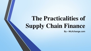 Supply Chain Finance