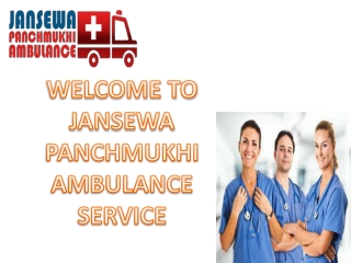 Cardiac Ambulance Service in Pitampura and Nehru Place by Jansewa Panchmukhi