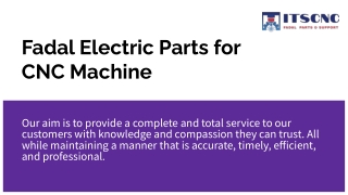 Fadal Electric Parts for  CNC Machine